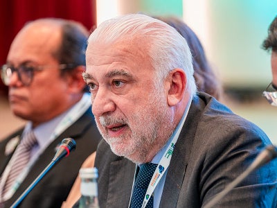 Daniele Violetti speaking